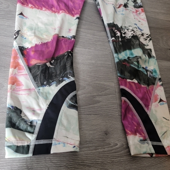 Lululemon Run Inspired Crop II Leggings 4 Pigment Wave Full On Luxtreme Athletic - Picture 10 of 11